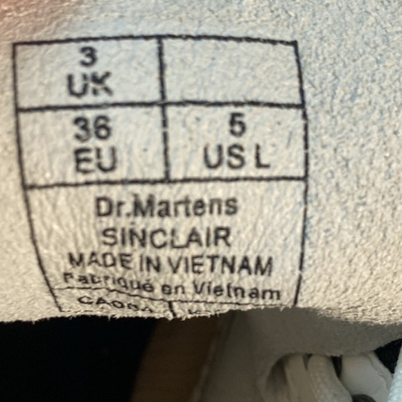 Dr. Martens White Sinclair Boots - Picture 2 of 3